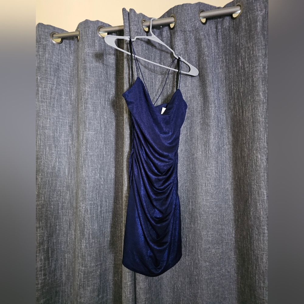 Elegant Navy Blue Dress
